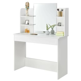 Toaletka kosmetyczna nowoczesna duże lustro półki ModernHome ModernHome