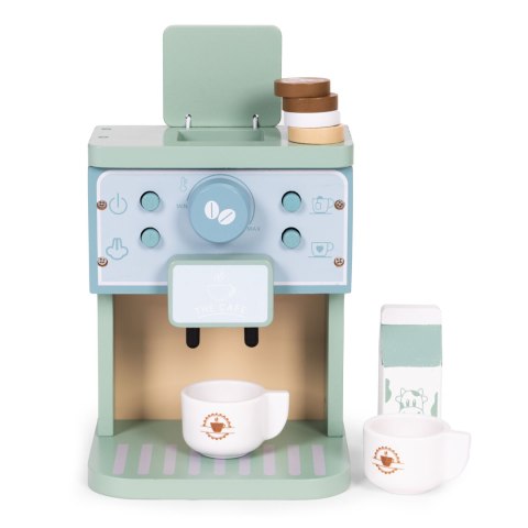 Drewniany ekspres do kawy dla dzieci zestaw baristy 8 elementów ECOTOYS ECOTOYS