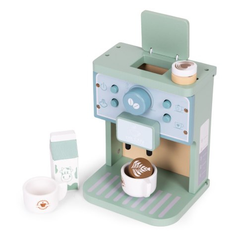 Drewniany ekspres do kawy dla dzieci zestaw baristy 8 elementów ECOTOYS ECOTOYS
