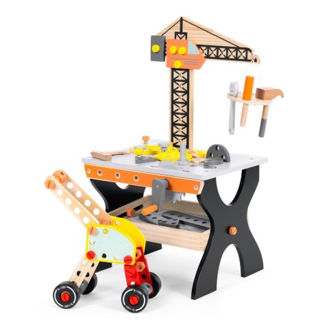 Drewniany warsztat dla dzieci stół narzędziowy ECOTOYS ECOTOYS