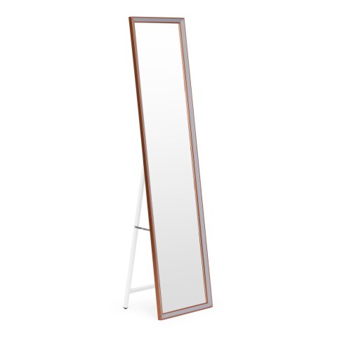 Duże lustro stojące 148 cm aluminiowa rama rozstawiane ModernHome ModernHome