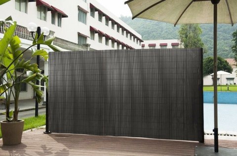Dwustronna mata bambusowa 150x300 cm na balkon taras ogrodzenie antracyt MultiGarden MultiGarden