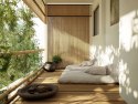 Dwustronna mata bambusowa 150x300 cm na balkon taras ogrodzenie naturalna MultiGarden MultiGarden