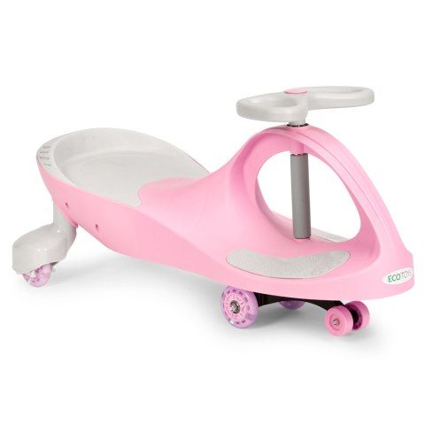 Jeździk grawitacyjny pojazd dla dzieci koła LED różowy ECOTOYS ECOTOYS