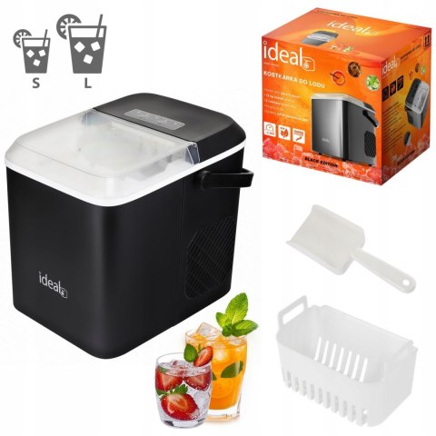 Kostkarka do lodu domowa maszyna do kostek kuszony lód 12 kg 100W IDEAL IDEAL