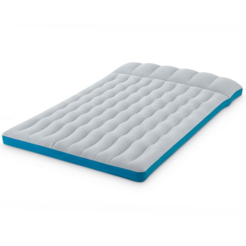 Materac dmuchany dwuosobowy kempingowy 193x127x17 cm łóżko z zagłówkiem INTEX 67999 INTEX