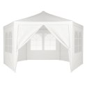 Namiot pawilon ogrodowy handlowy 2x2x2 m z oknami biały MultiGarden MultiGarden