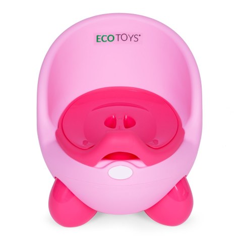 Nocnik toaleta sedes dla dzieci wyjmowany wkład antypoślizgowe nóżki różowy ECOTOYS ECOTOYS