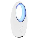 Nowoczesny wentylator stojący bezłopatkowy podłogowy 60W 3 tryby pracy pilot timer podświetlenie LED LONGWELL INDUSTRIAL LTD