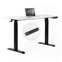 Biurko elektryczne regulowane 140x70 cm regulacja wysokości 76-121 cm ModernHome ModernHome