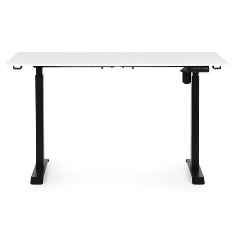 Biurko elektryczne regulowane 140x70 cm regulacja wysokości 76-121 cm ModernHome ModernHome