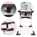 Fotelik krzesełko do karmienia dzieci składane + zabawki ECOTOYS ECOTOYS