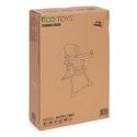 Fotelik krzesełko do karmienia dzieci składane + zabawki ECOTOYS ModernHome