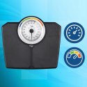 Klasyczna waga łazienkowa mechaniczna analogowa do 180 kg czarna WEBBER BMI ELDOM