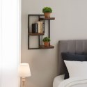 Kwietnik ścienny półka wisząca na kwiaty ozdoby 3 poziomy loft ModernHome ModernHome