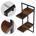 Kwietnik ścienny półka wisząca na kwiaty ozdoby 4 poziomy loft ModernHome ModernHome