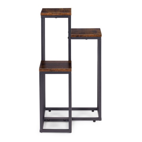 Kwietnik stojący stojak na kwiaty ozdoby 3 półki loft ModernHome ModernHome