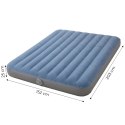Materac dmuchany dwuosobowy 203x152x25 cm z wbudowaną pompką elektryczną INTEX 64189 INTEX