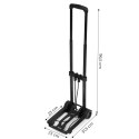 Wózek transportowy magazynowy składany ręczny młynarka 30 kg ModernHome ModernHome