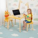 Zestaw mebli dla dzieci stolik + 2 krzesła żyrafa ECOTOYS ECOTOYS