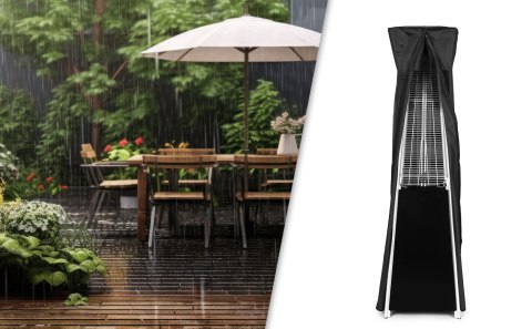 Ogrzewacz parasol gazowy 180 cm grzejnik 11.5 kW na ogród patio reduktor wąż pokrowiec MultiGarden MultiGarden