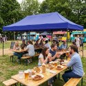 Pawilon ogrodowy eventowy automatyczny samorozkładalny namiot 3x6 m niebieski MultiGarden MultiGarden