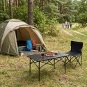 Stolik turystyczny składany 95x55 cm kempingowy z torbą czarny MultiGarden MultiGarden