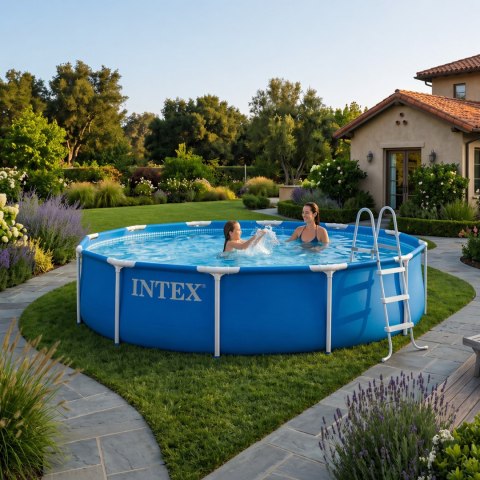Basen stelażowy ogrodowy okrągły 366x76 cm INTEX 28210ND INTEX