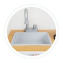 Drewniana kuchnia dla dzieci światło led + garnki ECOTOYS ECOTOYS