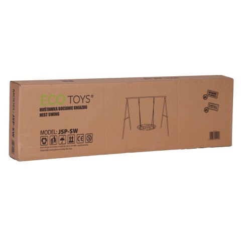 Huśtawka ogrodowa dla dzieci bocianie gniazdo 100 cm stalowy stelaż ECOTOYS ECOTOYS