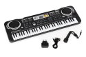 Keyboard pianino dla dzieci z mikrofonem + zasilacz MULTISTORE