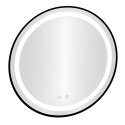 Lustro łazienkowe LED okrągłe ścienne 60 cm 3 barwy anti-fog włącznik dotykowy ModernHome ModernHome