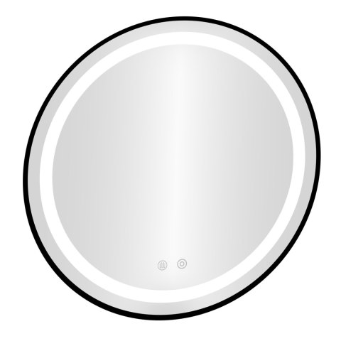 Lustro łazienkowe LED okrągłe ścienne 60 cm 3 barwy anti-fog włącznik dotykowy ModernHome ModernHome