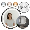 Lustro łazienkowe LED okrągłe ścienne 80 cm 3 barwy anti-fog włącznik dotykowy ModernHome ModernHome