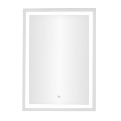 Lustro łazienkowe LED ścienne 50x70 cm 3 barwy włącznik dotykowy ModernHome ModernHome