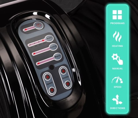 Masażer elektryczny do stóp i nóg z funkcją grzania refleksologia 4 tryby pilot 40W KADEN KADEN