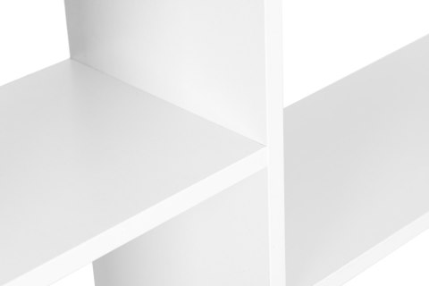 Nowoczesny stojący regał szafka na książki 14 półek biały ModernHome ModernHome