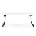 Podstawka pod laptopa składana stolik do łóżka 60x40 cm biała ModernHome ModernHome