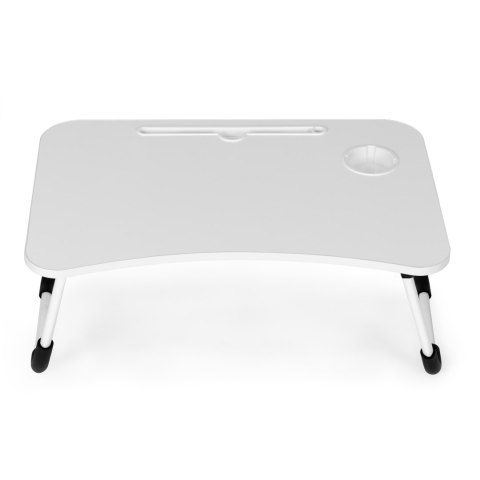 Podstawka pod laptopa składana stolik do łóżka 60x40 cm biała ModernHome ModernHome