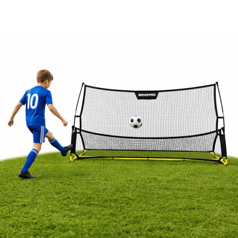 Rebounder trenażer piłkarski dwustronny do treningu strzałów 220x120 cm MOVEPRO MOVEPRO