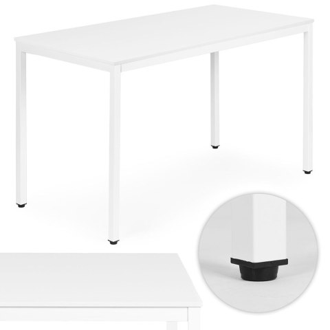 Stół do kuchni jadalni dla 4-5 osób biurko komputerowe 120x60 cm biały ModernHome ModernHome