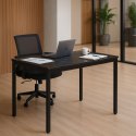 Stół do kuchni jadalni dla 4-5 osób biurko komputerowe 120x60 cm czarny marmur ModernHome ModernHome