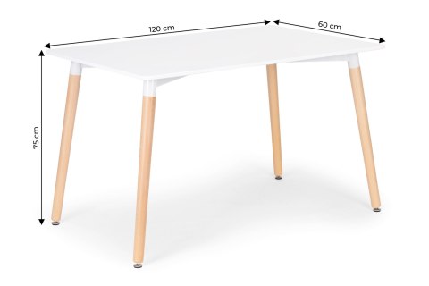 Stół nowoczesny do jadalni salonu kuchni 120x60 cm ModernHome ModernHome