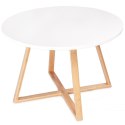 Stolik kawowy nowoczesny skandynawski 60 cm bambus ModernHome ModernHome
