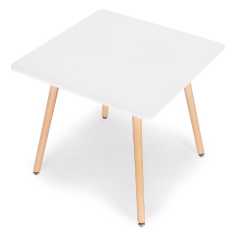 Stolik kuchenny nowoczesny drewniany kwadratowy 80x80 cm ModernHome ModernHome