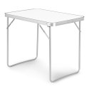 Stolik turystyczny stół piknikowy składany blat 80x60 cm biały MultiGarden MultiGarden