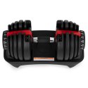Hantel regulowany żeliwny z podstawką obciążenie 2,5-24 kg MOVEPRO MOVEPRO