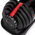 Hantel regulowany żeliwny z podstawką obciążenie 2,5-24 kg MOVEPRO MOVEPRO