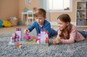 Klocki magnetyczne konstrukcyjne dla dzieci 140 elementów szcześcianny - różowe MULTISTORE