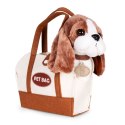 Pluszowy piesek w torebce beagle maskotka dla dziecka + szczotka do pielęgnacji MULTISTORE